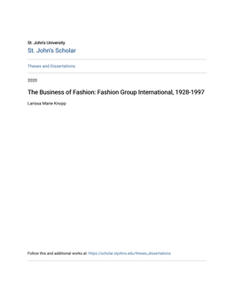 Fashion Group International, 1928-1997