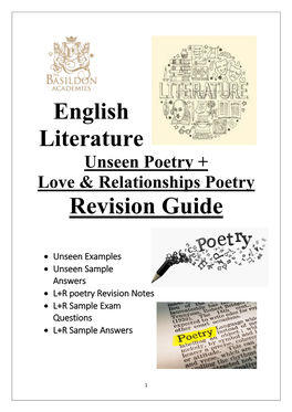 English Literature Revision Guide
