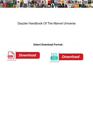 Dazzler Handbook of the Marvel Universe