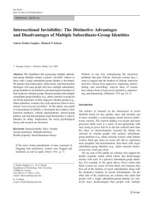 Intersectional Invisibility (2008).Pdf