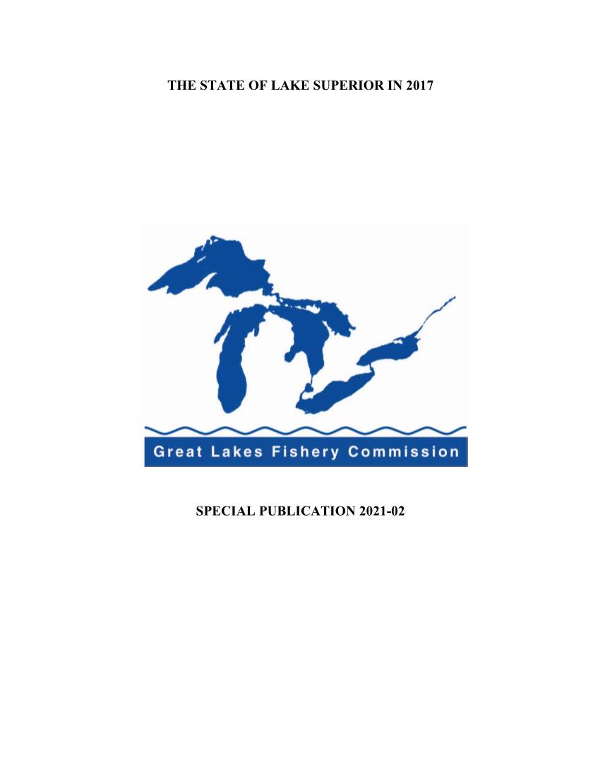 The State of Lake Superior in 2017 Special Publication 2021-02