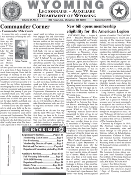 Commander Corner