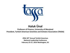 Turkish American Scientists and Scholars Association (TASSA)