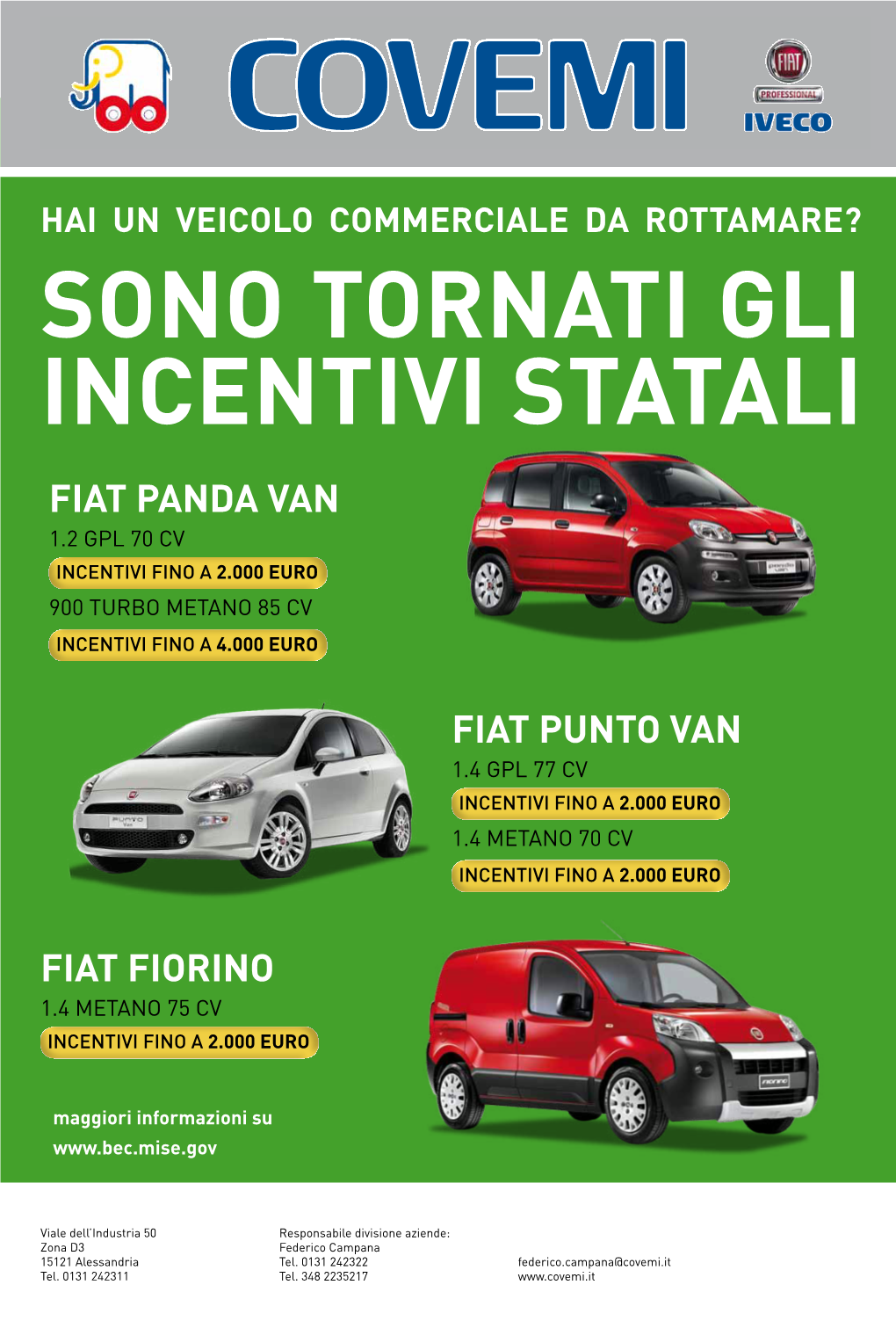 FIAT Panda VAN FIAT Punto VAN FIAT FIORINO