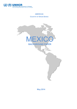 Mexico. Background Paper. RBA/COI/MEX/14/01