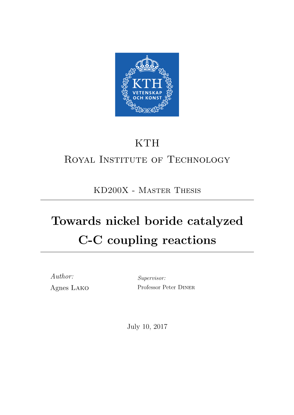 Towards Nickel Boride Catalyzed C-C Coupling Reactions