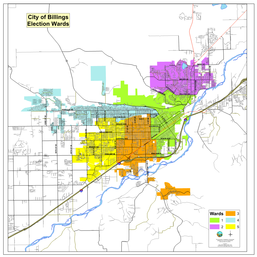 City of Billings Election Wards