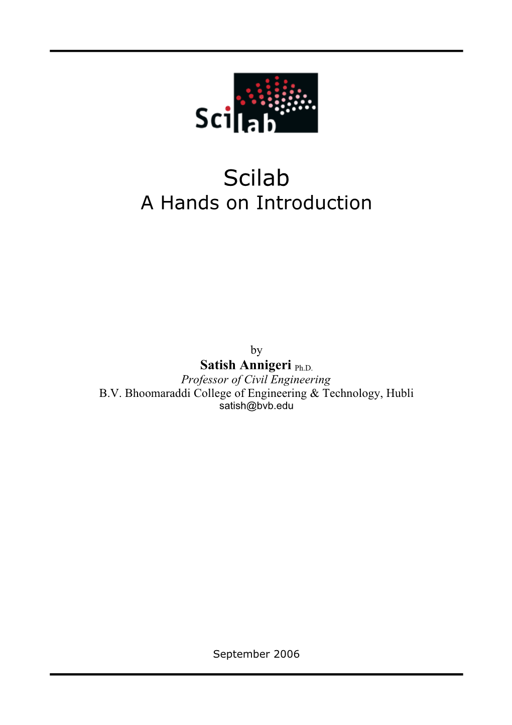 Scilab a Hands on Introduction