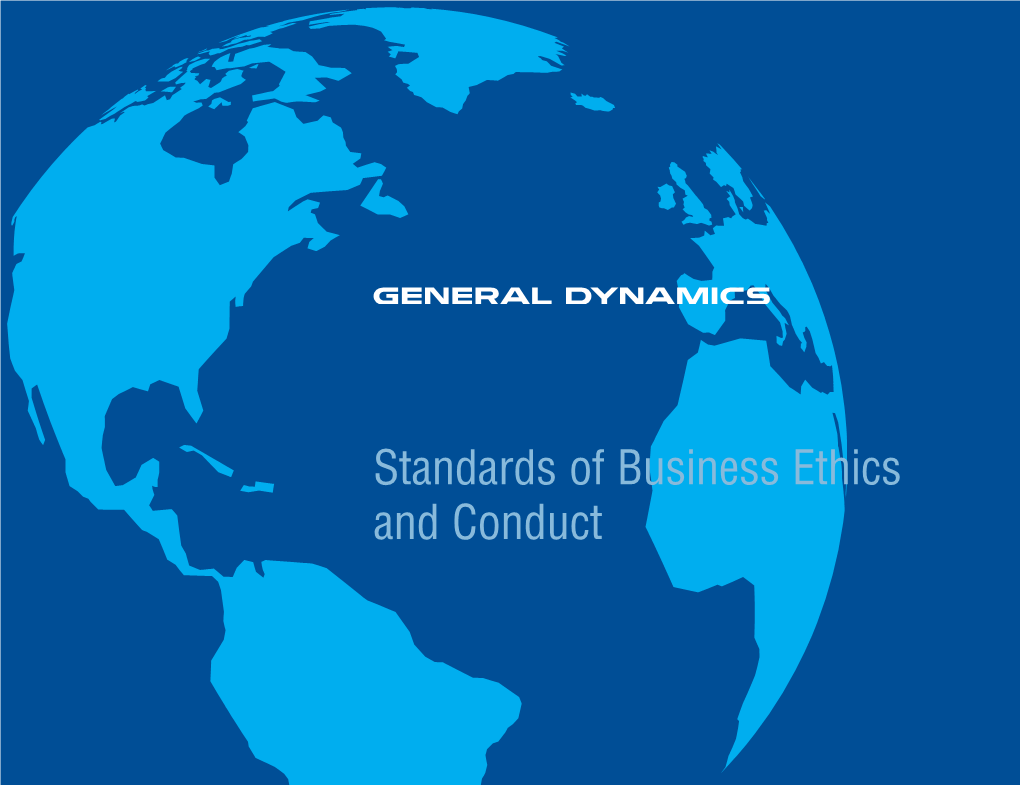 Standards of and Conduct Business Ethics