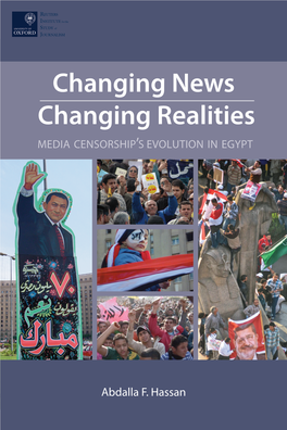 Changing News Changing Realities Media Censorship’S Evolution in Egypt