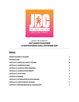 Just Dance Challenge Clasificatorias Chile, Festigame 2019