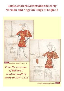 Battle, Eastern Sussex and the Early Norman and Angevin Kings of England