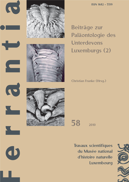 Marine Fauna Der Wiltz-Schichten (Ober-Emsium, Unter-Devon) Der Mulde Von Wiltz Und Der Daleider Mulden-Gruppe (Luxemburg, Deutschland): Teil 1