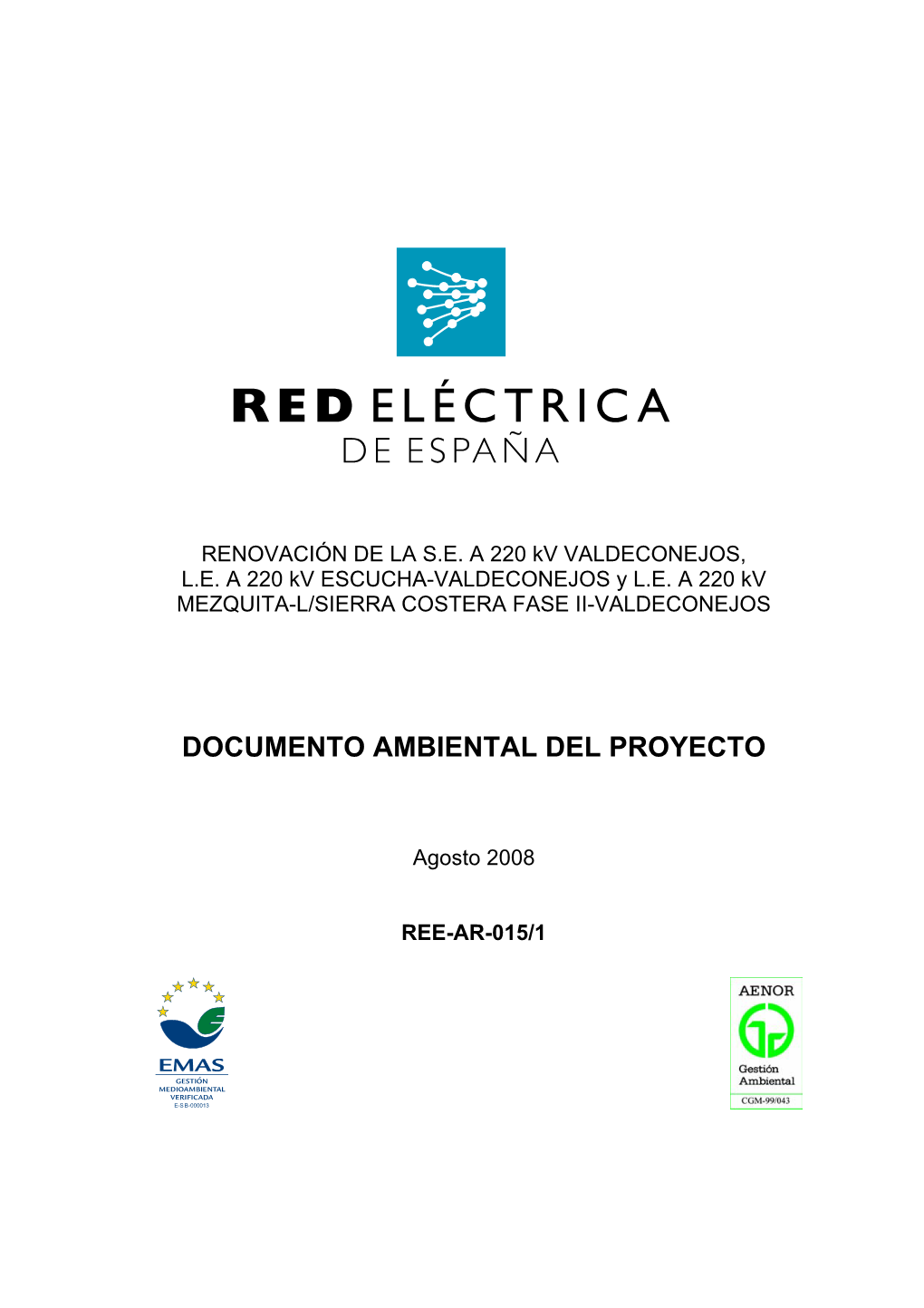 Documento Ambiental Del Proyecto