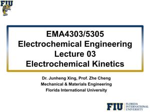 Lecture 03 Electrochemical Kinetics