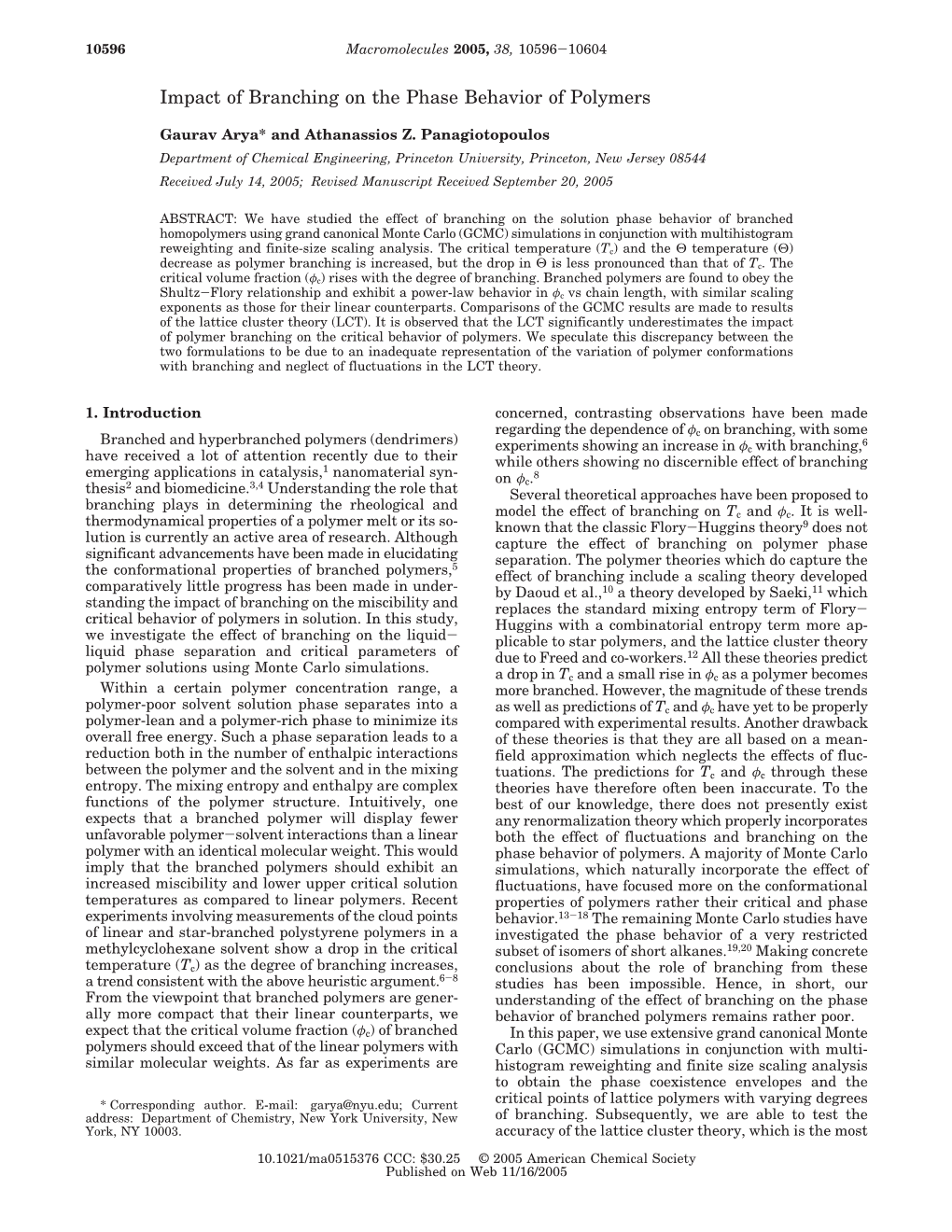 Impact of Branching on the Phase Behavior of Polymers