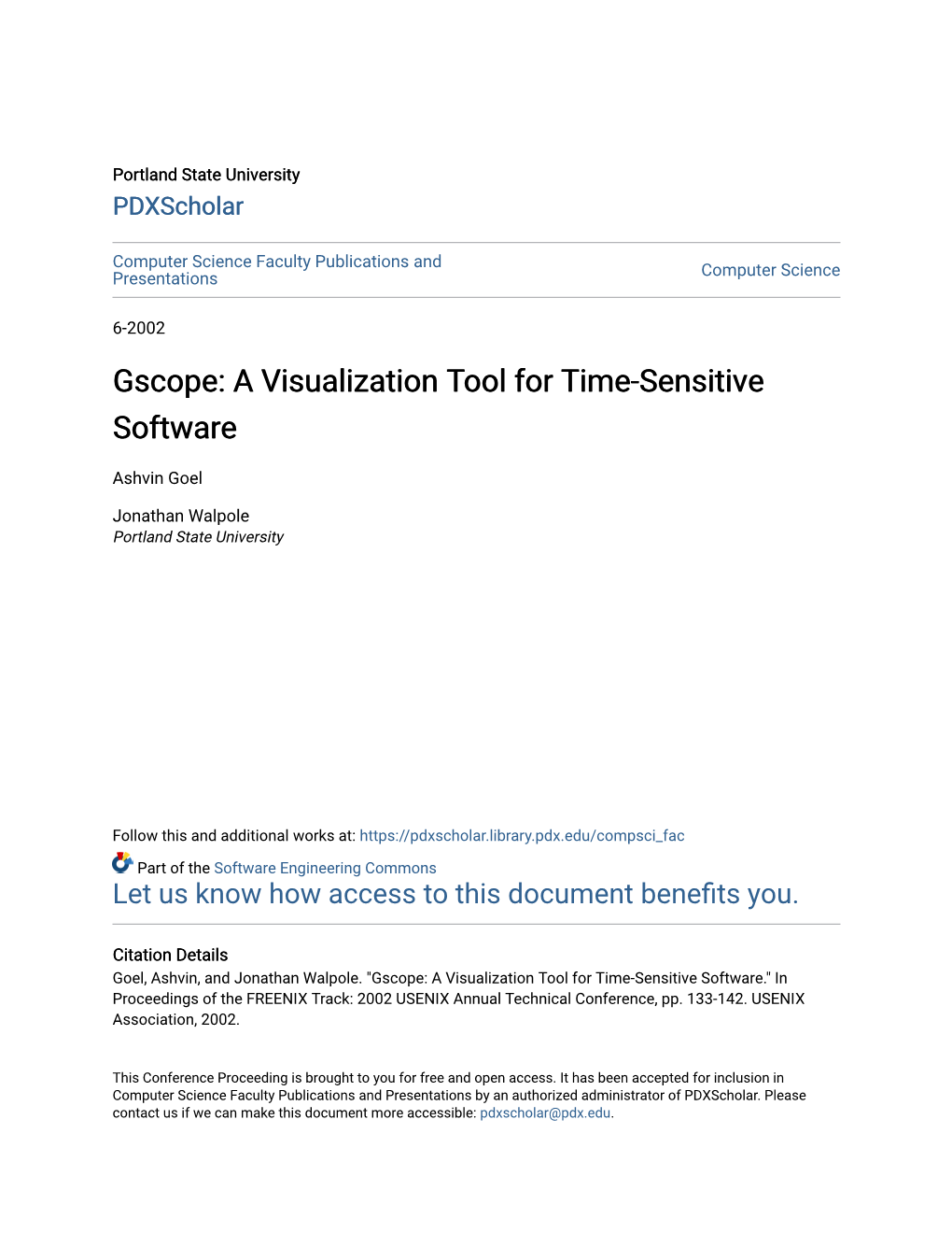 A Visualization Tool for Time-Sensitive Software
