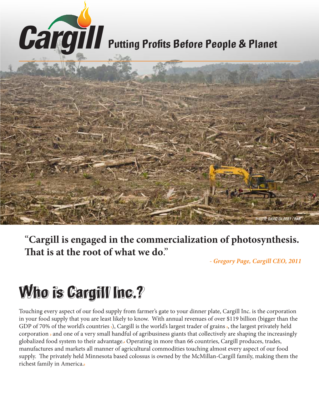 Who Is Cargill Inc.?