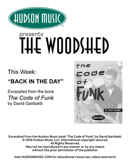 The Code of Funk”, by David Garibaldi