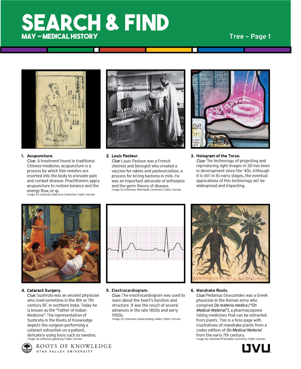 MEDICAL HISTORY Tree - Page 1