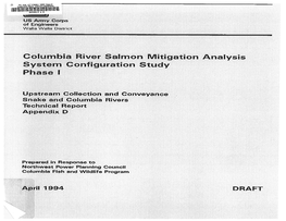 Columbia River Salmon Mitigation Analysis System Configuration Study