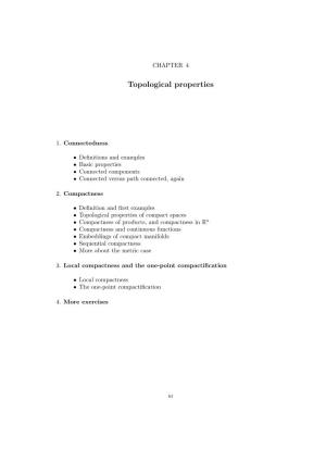 Topological Properties