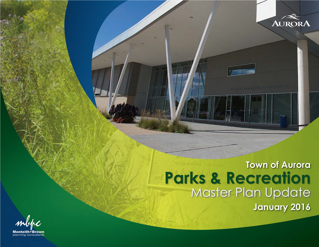 Town of Aurora Parks & Recreation Master Plan Update