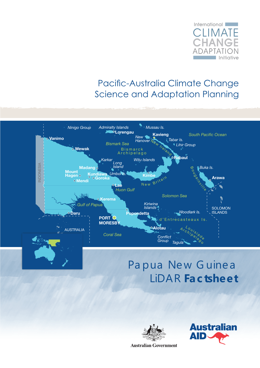 Papua New Guinea Lidar Factsheet PACCSAP PNG Lidar Project