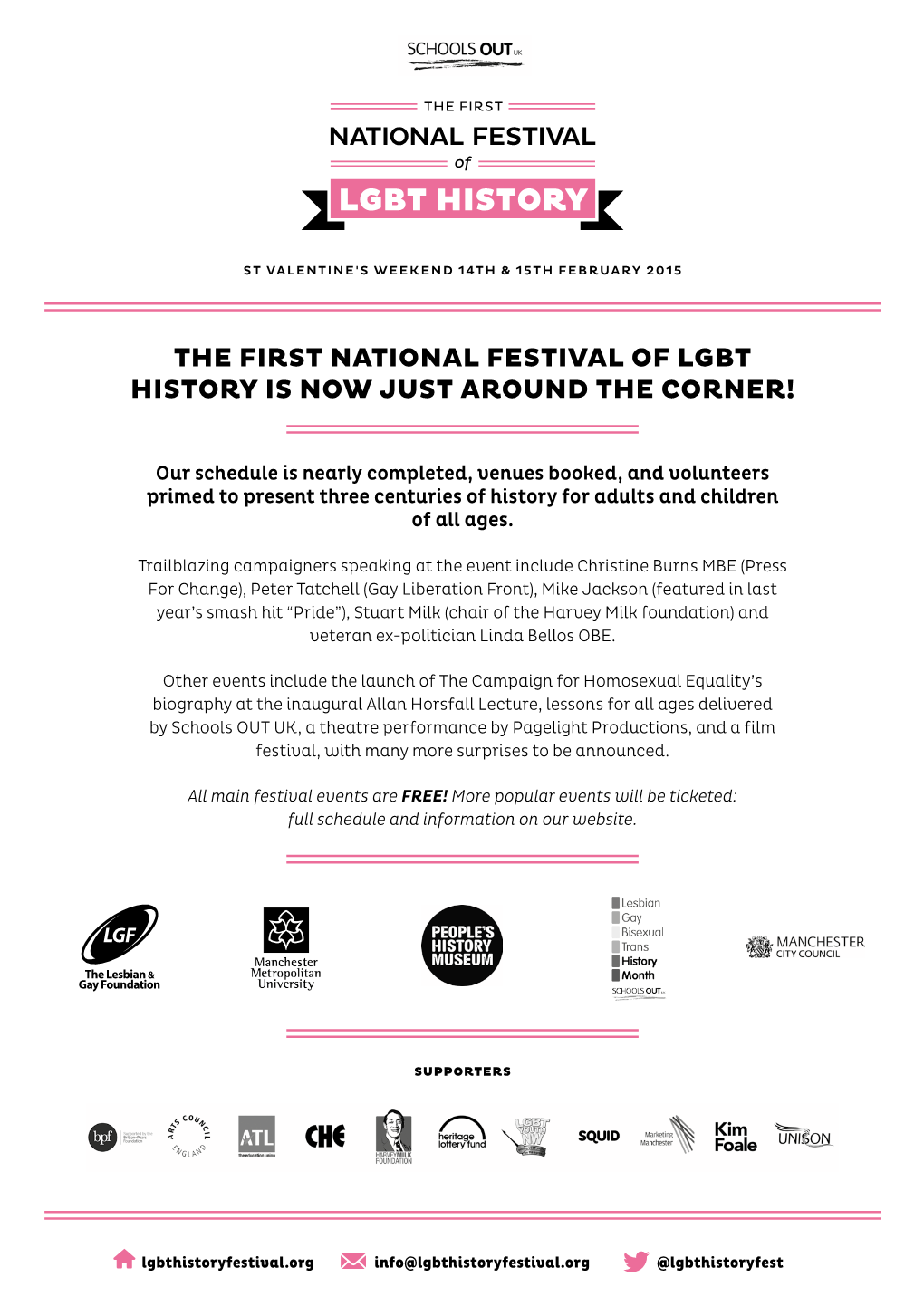 The 1St National Festival of LGBT History