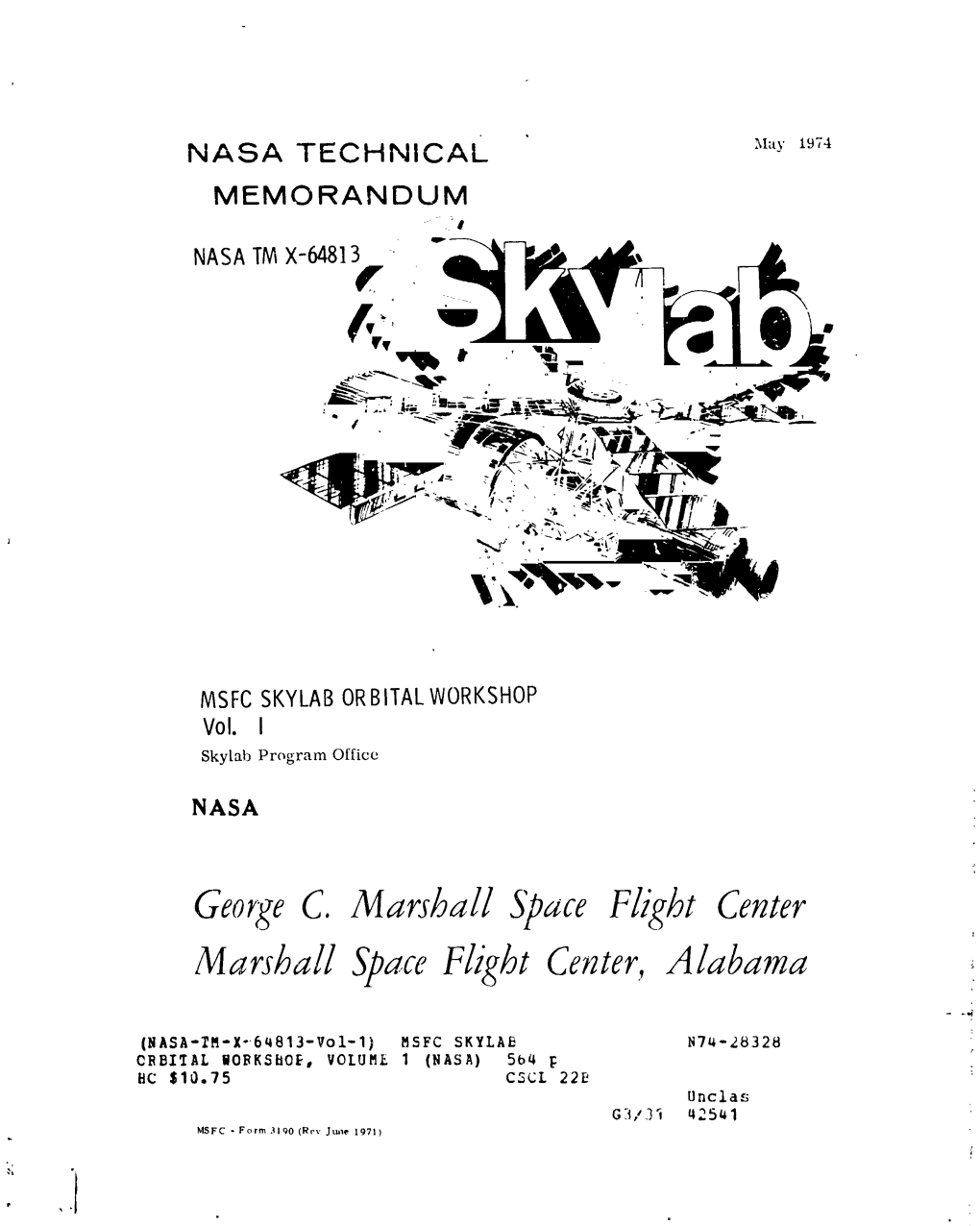 Georgec. Marshall Space Hight Center Marshall Spaceflight Center, Alabama