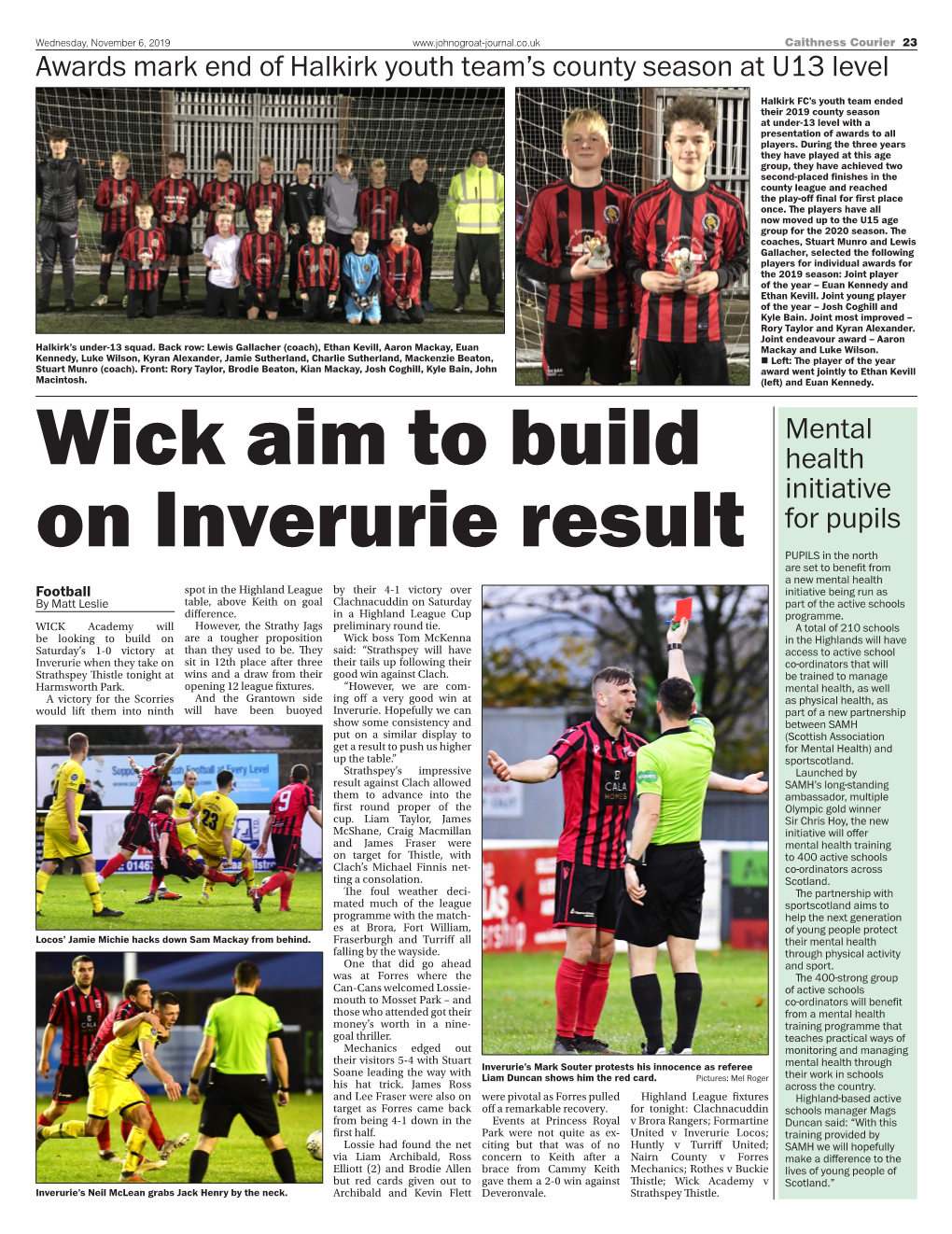 Wick Aim to Build on Inverurie Result