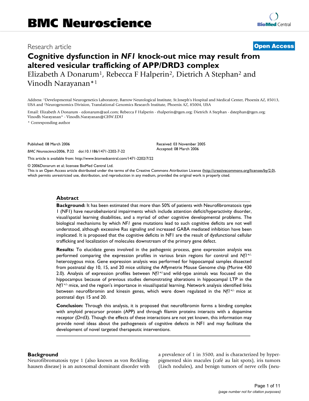 Viewed and Published Immediately Upon Acceptance Cited in Pubmed and Archived on Pubmed Central Yours — You Keep the Copyright