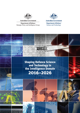 Shaping Defence Science and Technology in the Intelligence Domain 2016–2026