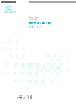 Migration Policies in Germany