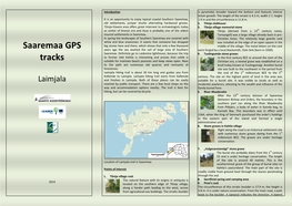 Saaremaa GPS Tracks