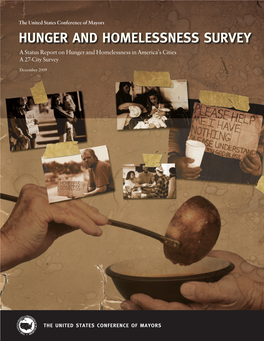 HUNGER and HOMELESSNESS SURVEY a Status Report on Hunger and Homelessness in America’S Cities a 27-City Survey