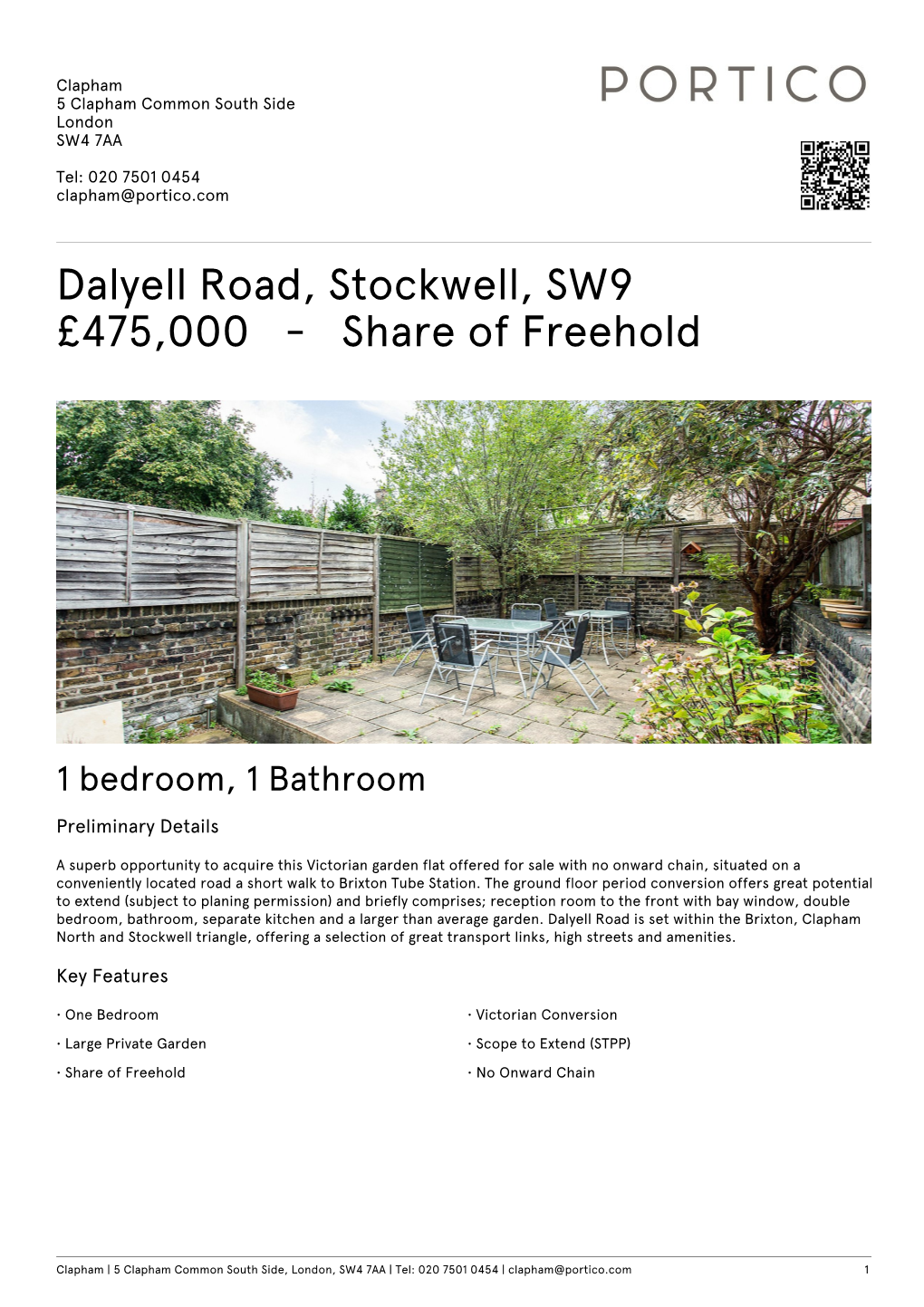 Dalyell Road, Stockwell, SW9 £475000