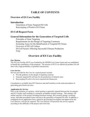 ES Cell Targeting Handbook