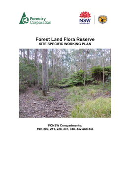 Forest Land Flora Reserve Working Plan