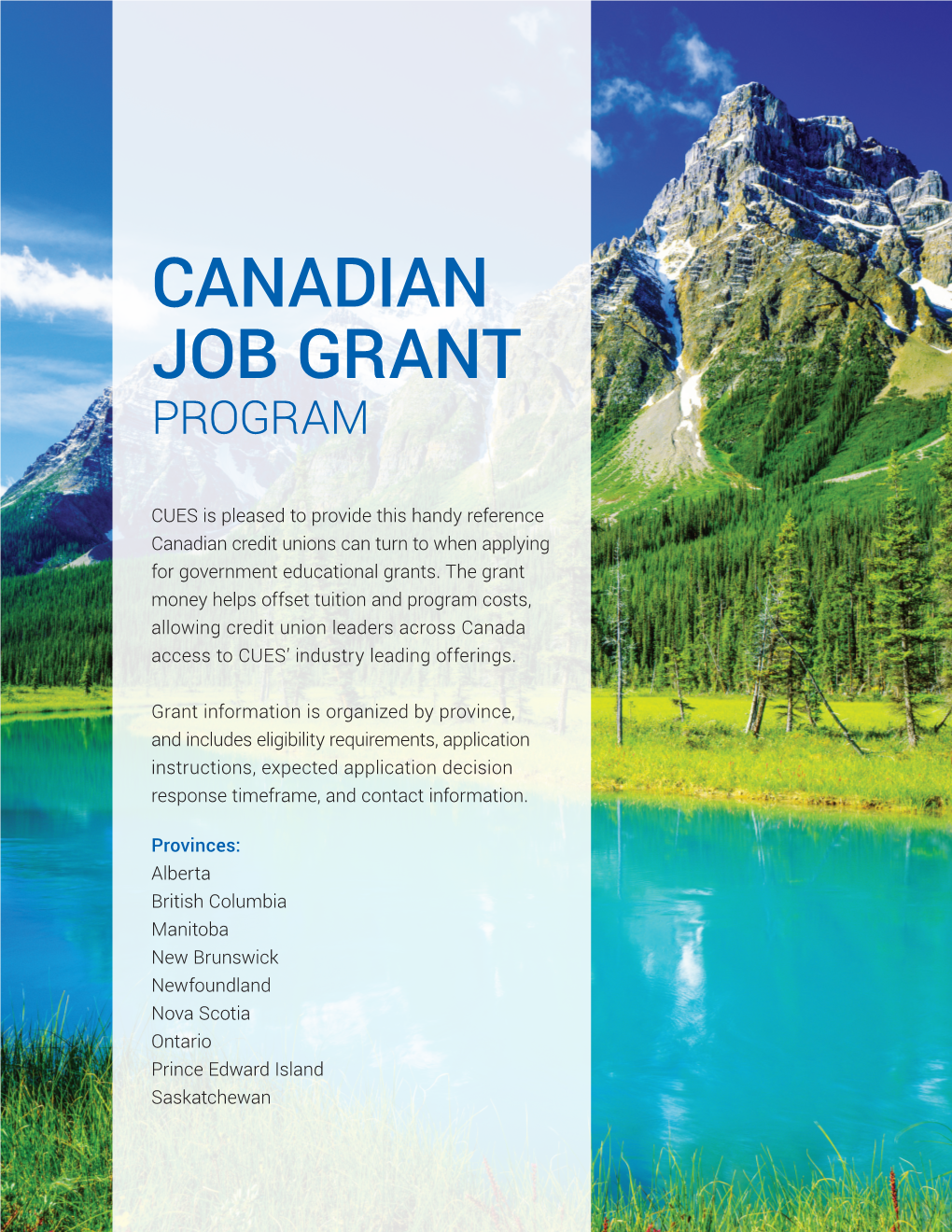 Canadian Job Grant Program