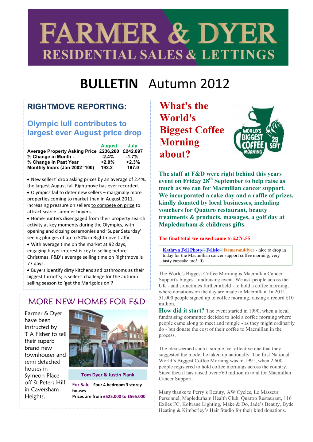 BULLETIN Autumn 2012