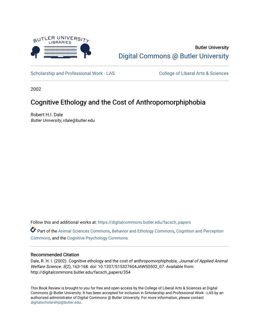 Cognitive Ethology and the Cost of Anthropomorphiphobia