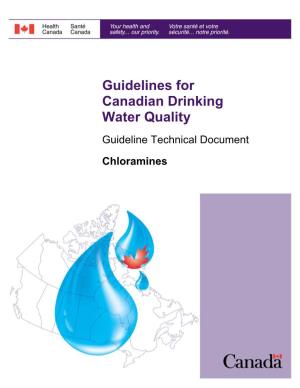Water Quality Canadian Drinking Guidelines