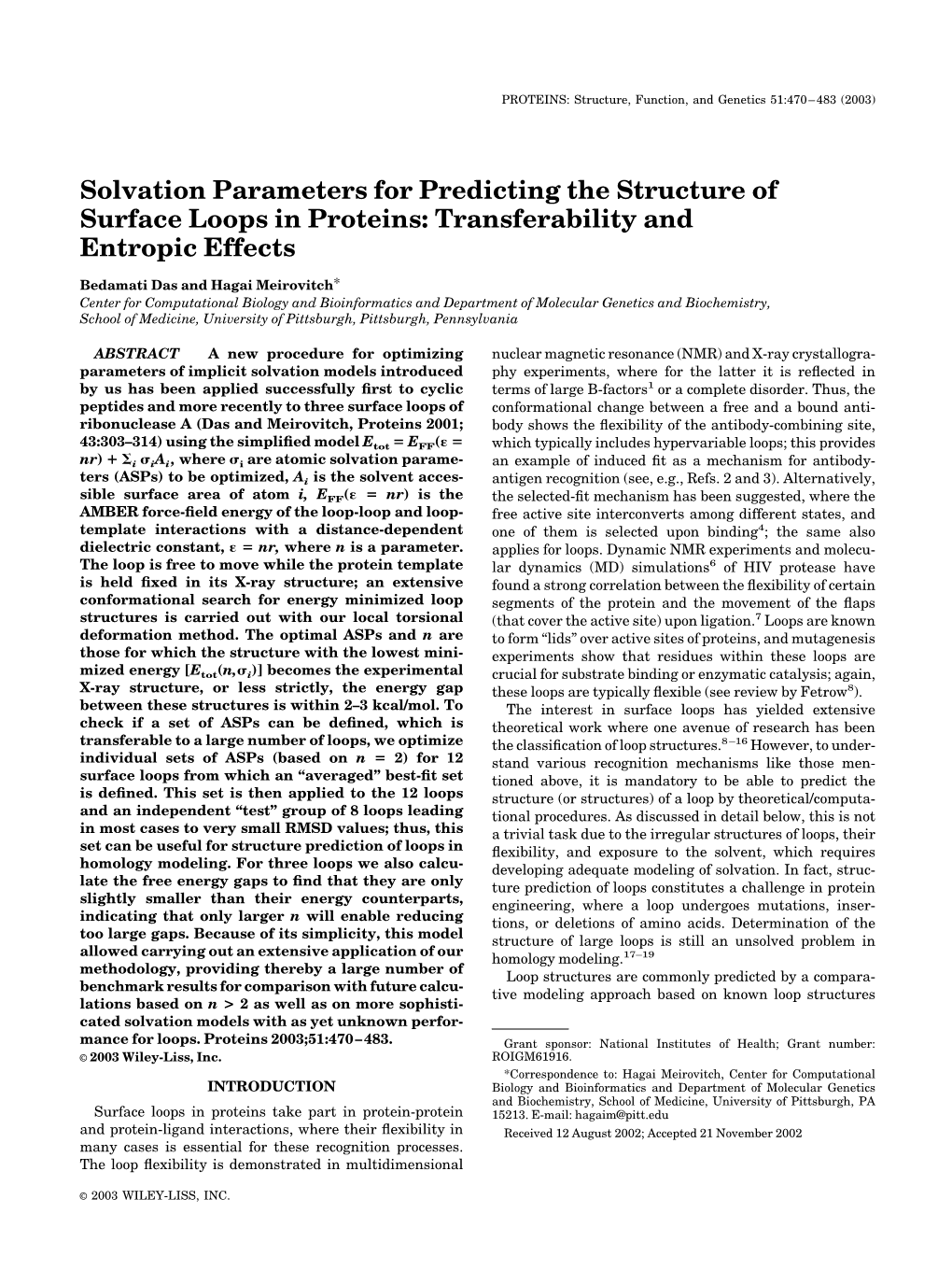 Solvation Parameters for Predicting the Structure of Surface Loops in Proteins: Transferability and Entropic Effects