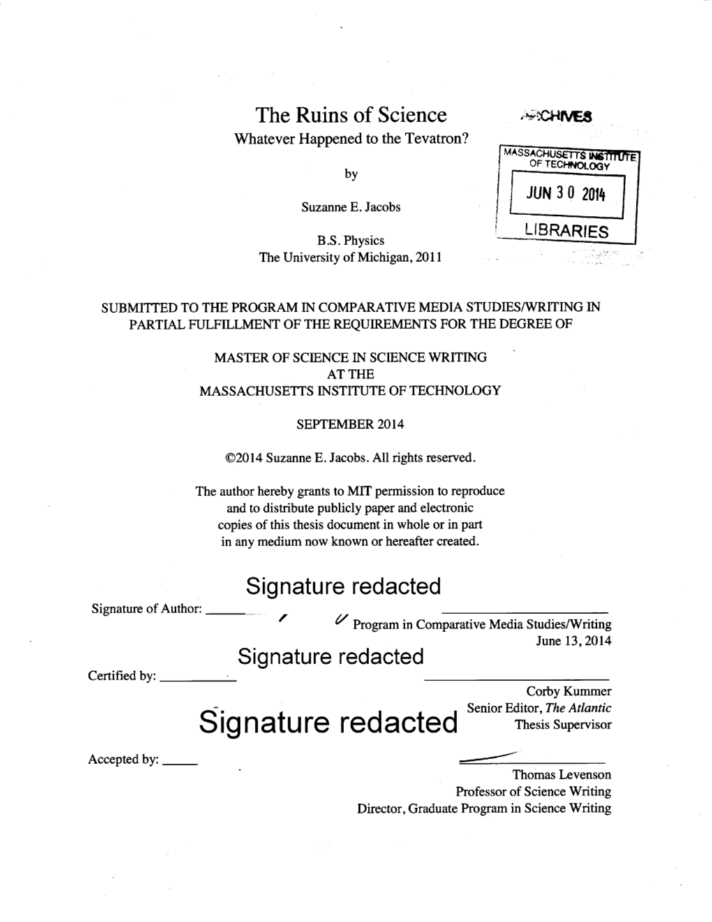 Signature Redacted