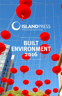 Built Environment 2016