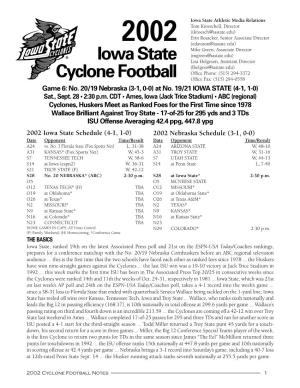 Iowa State Cyclone Football
