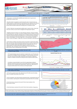 Weekly Epidemiological Bulletin