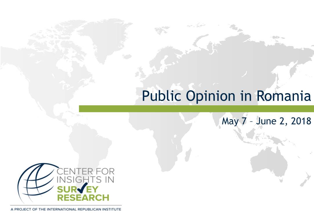 Public Opinion in Romania