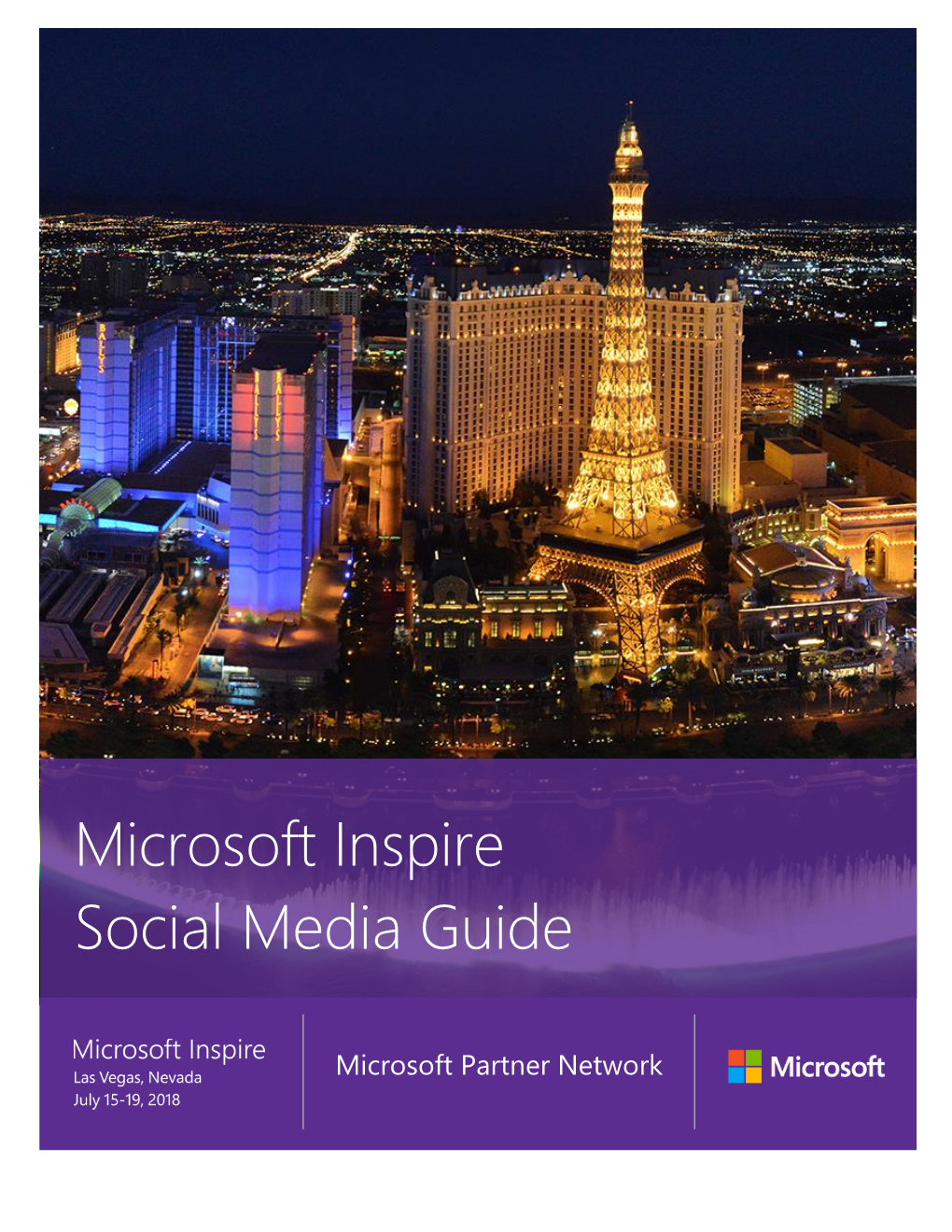 Microsoft Inspire Social Media Guide